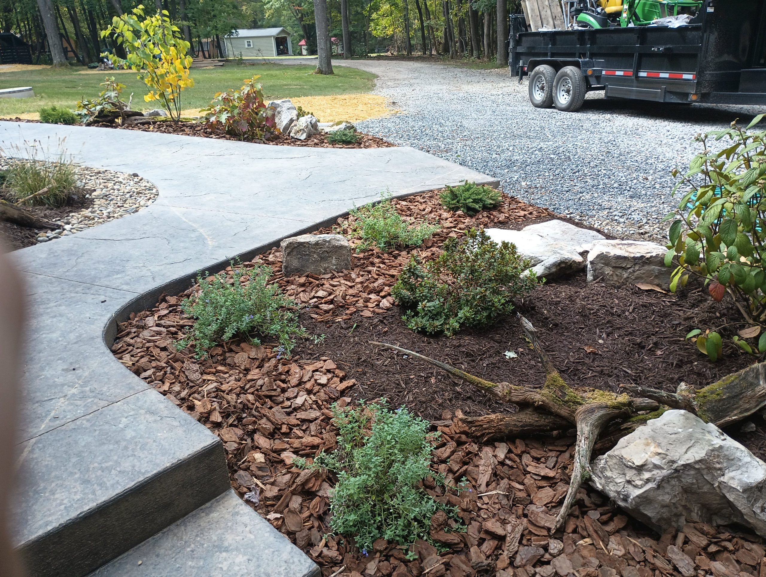 Walkway Plantings